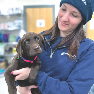 Valentina received a full exam to confirm her diagnosis of a vascular ring anomaly