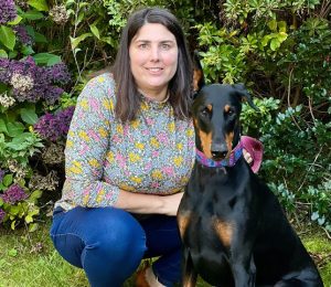 Trainer Tara Altgilbers with Dog